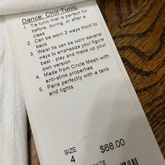 Lululemon Dance Chill Tunic - white - Picture 7 of 10